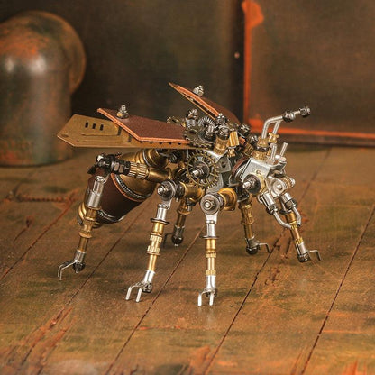 Estrelik™ | DIY 3D Metal Mechanical Puzzle Model Kit Termite with Holder