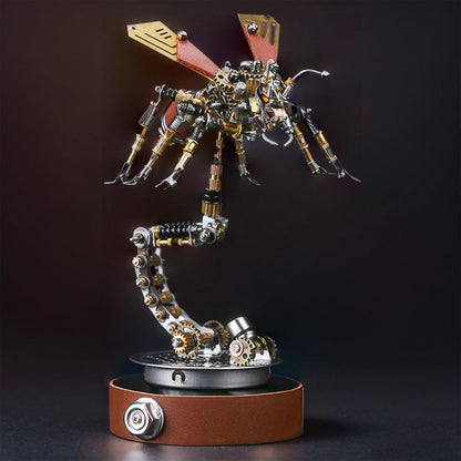 Estrelik™ | DIY 3D Metal Mechanical Puzzle Model Kit Termite with Holder
