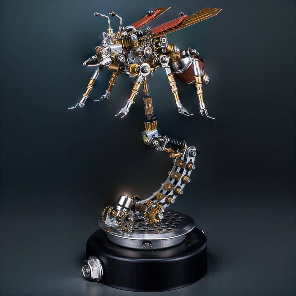 Estrelik™ | DIY 3D Metal Mechanical Puzzle Model Kit Termite with Holder