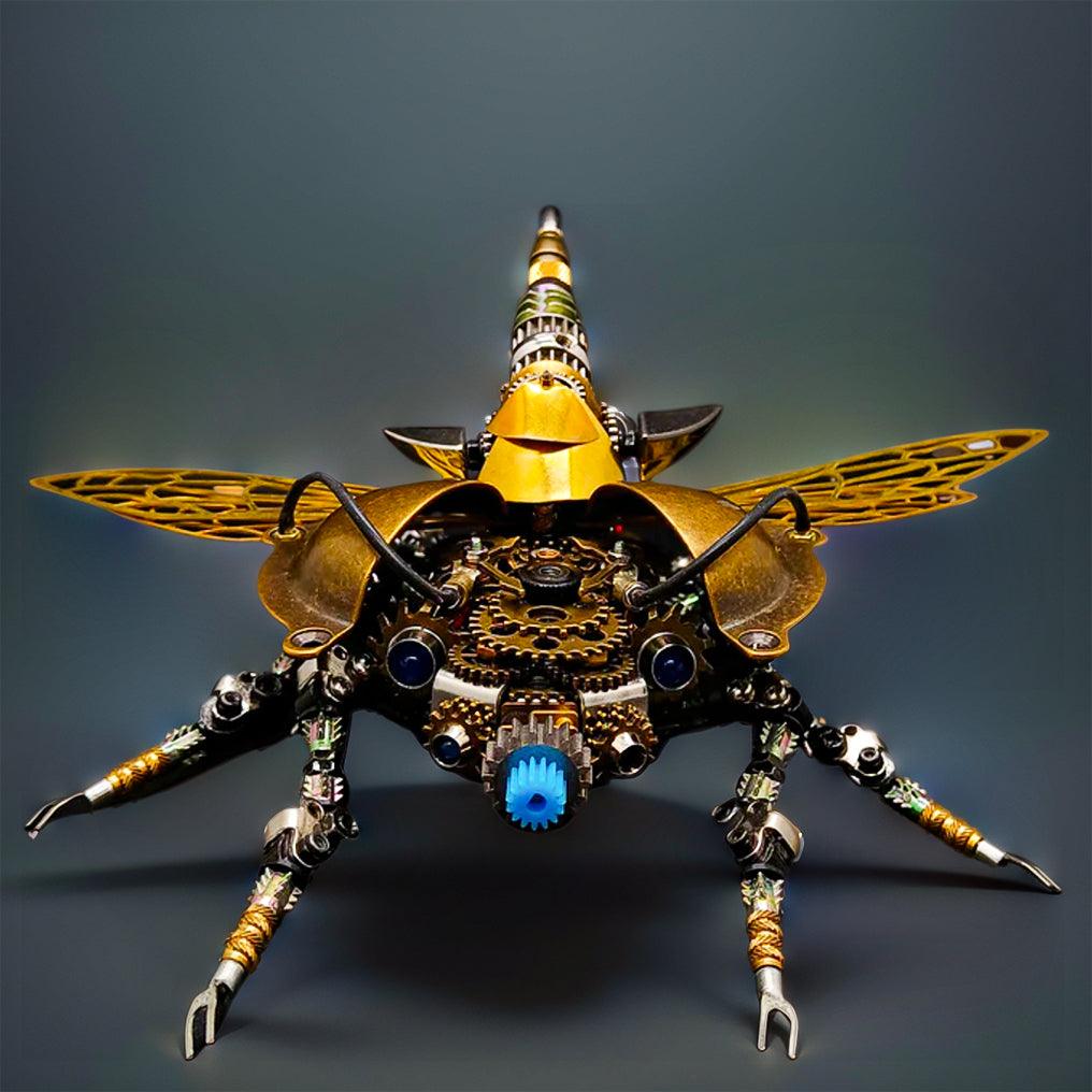 Estrelik™ | DIY 3D Metal Mechanical Rotatable Beetle Assembly Puzzle Model Kit