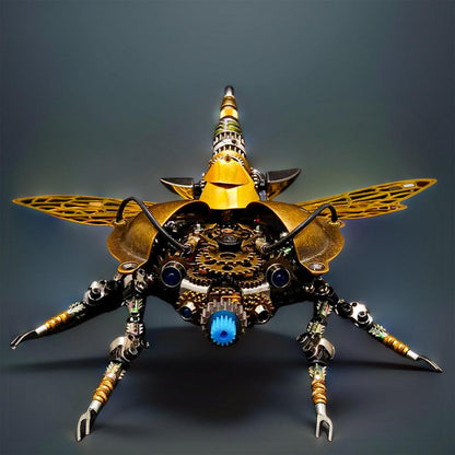 Estrelik™ | DIY 3D Metal Mechanical Rotatable Beetle Assembly Puzzle Model Kit