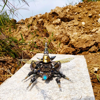 Estrelik™ | DIY 3D Metal Mechanical Rotatable Beetle Assembly Puzzle Model Kit
