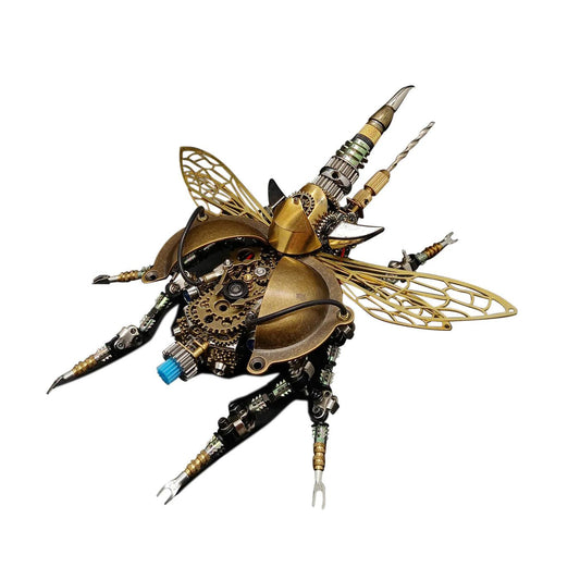Estrelik™ | DIY 3D Metal Mechanical Rotatable Beetle Assembly Puzzle Model Kit