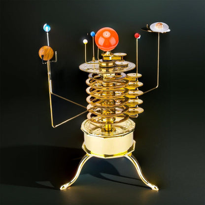 Estrelik™ | DIY 3D Metal Orrery Solar System Eight Planet Model Kit - 200Pcs