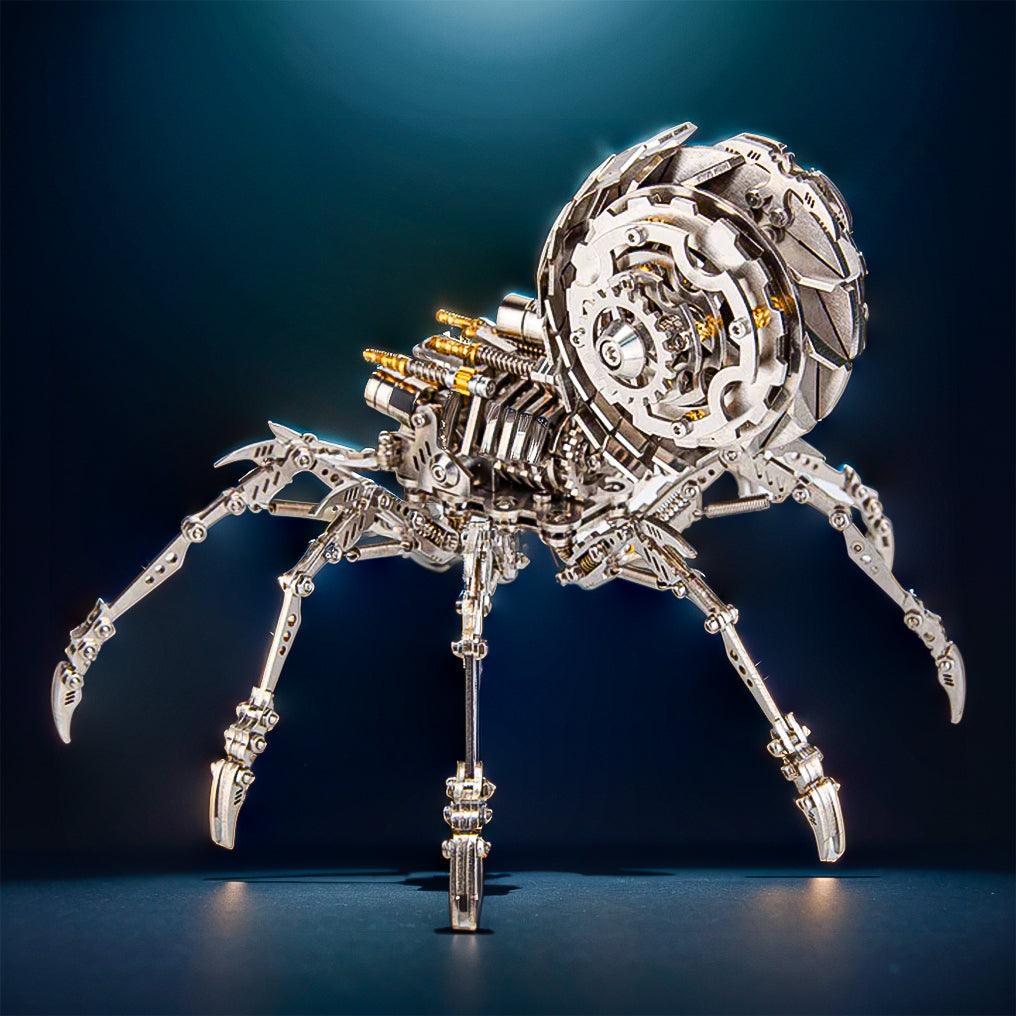 Estrelik™ | DIY 3D Metal Spider Puzzle Model Kit Games Creative Gift-203Pcs