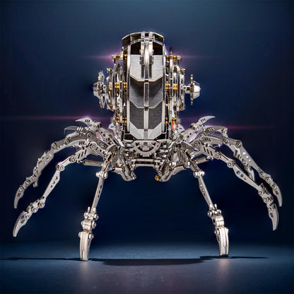 Estrelik™ | DIY 3D Metal Spider Puzzle Model Kit Games Creative Gift-203Pcs