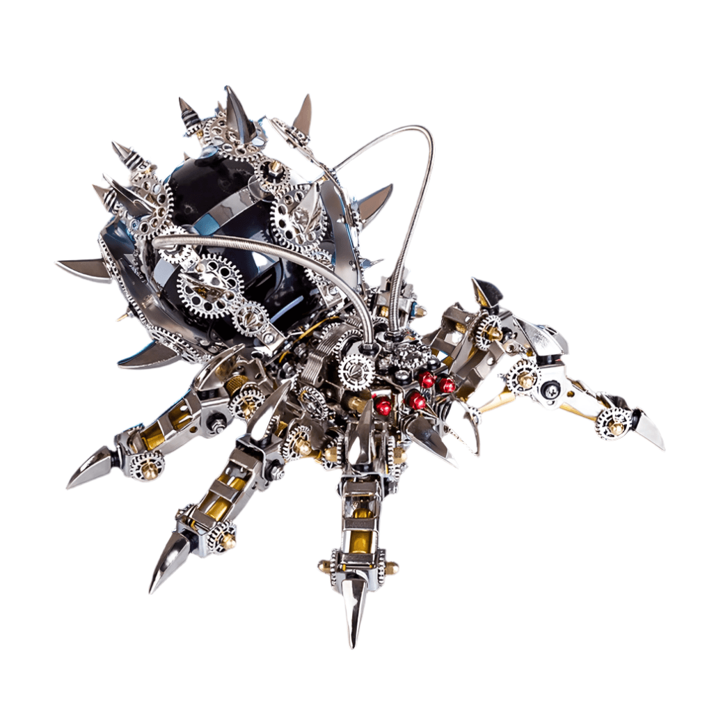 Estrelik™ | DIY 3D Metal Tarantula with Black Speaker Puzzle Model Kit 1000+PCS