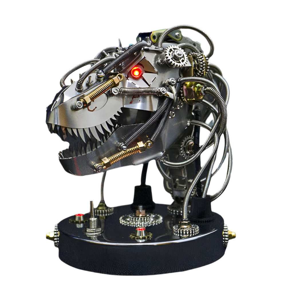 Estrelik™ | CHRONOS PREDATOR Steampunk T-Rex Head Mechanical Model Kit