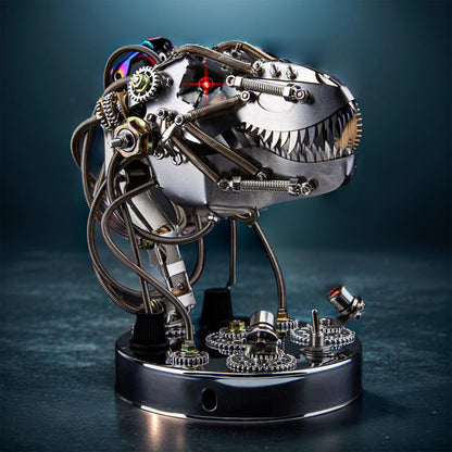 Estrelik™ | CHRONOS PREDATOR Steampunk T-Rex Head Mechanical Model Kit