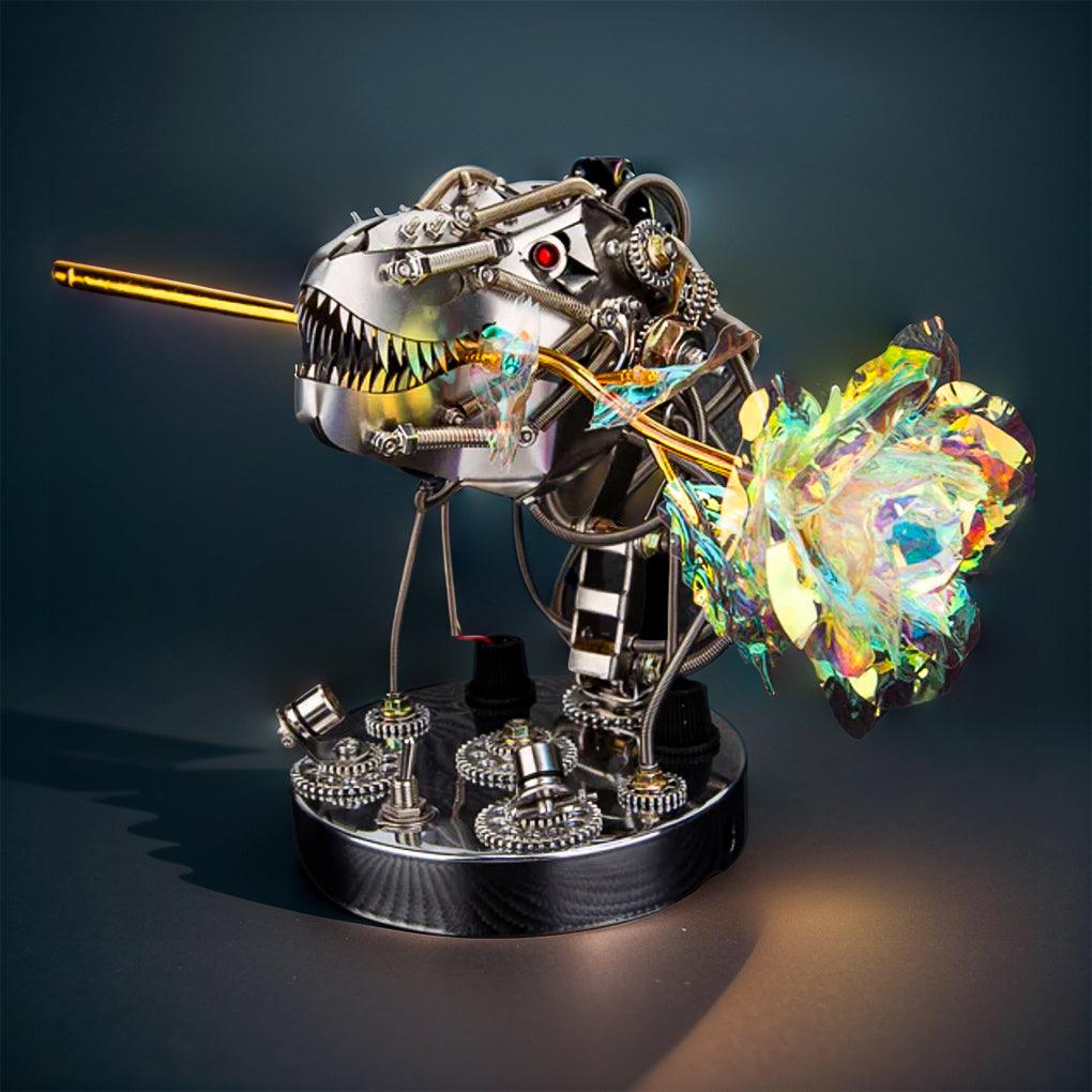 Estrelik™ | CHRONOS PREDATOR Steampunk T-Rex Head Mechanical Model Kit