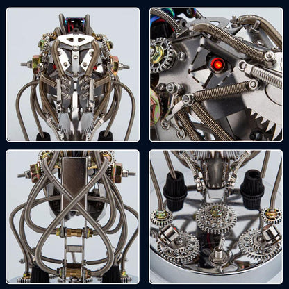 Estrelik™ | CHRONOS PREDATOR Steampunk T-Rex Head Mechanical Model Kit