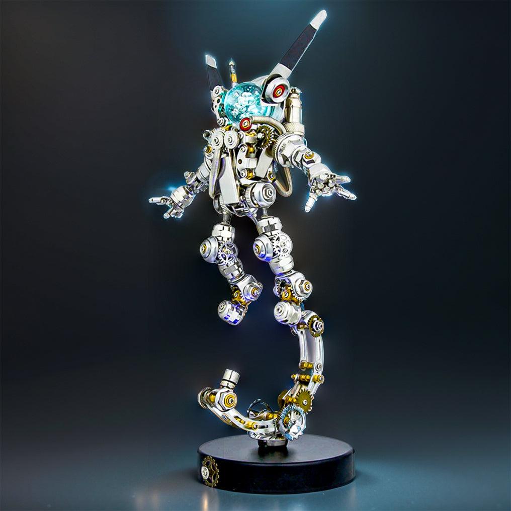 Estrelik™ | COSMIC GUARDIAN 3D Metal Astronaut Rabbit Model Kit