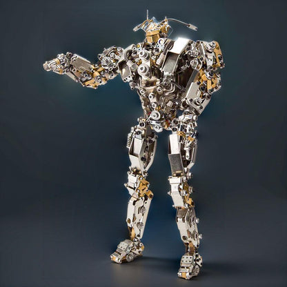 Estrelik™ | DIY 3D Steampunk Protoss Mecha Metal Model With Lights-1020+PCS