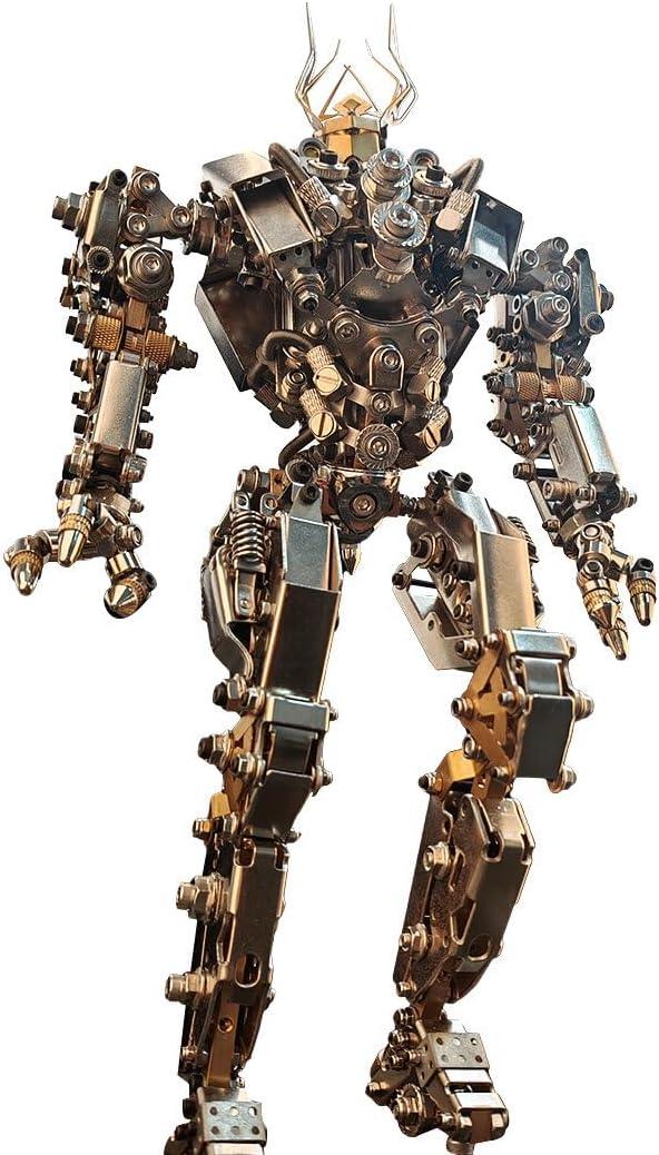 Estrelik™ | DIY 3D Steampunk Protoss Mecha Metal Model With Lights-1020+PCS
