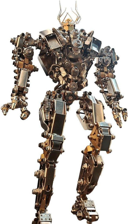 Estrelik™ | DIY 3D Steampunk Protoss Mecha Metal Model With Lights-1020+PCS
