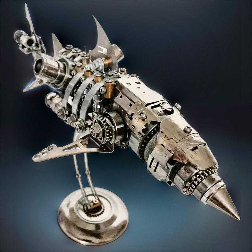 Estrelik™ | DIY 3D Metal Mechanical Shark Puzzle Model Assembly Kit-209PCS