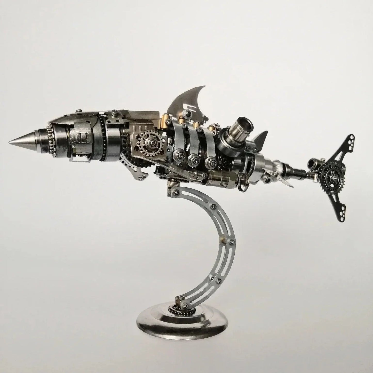 Estrelik™ | DIY 3D Metal Mechanical Shark Puzzle Model Assembly Kit-209PCS