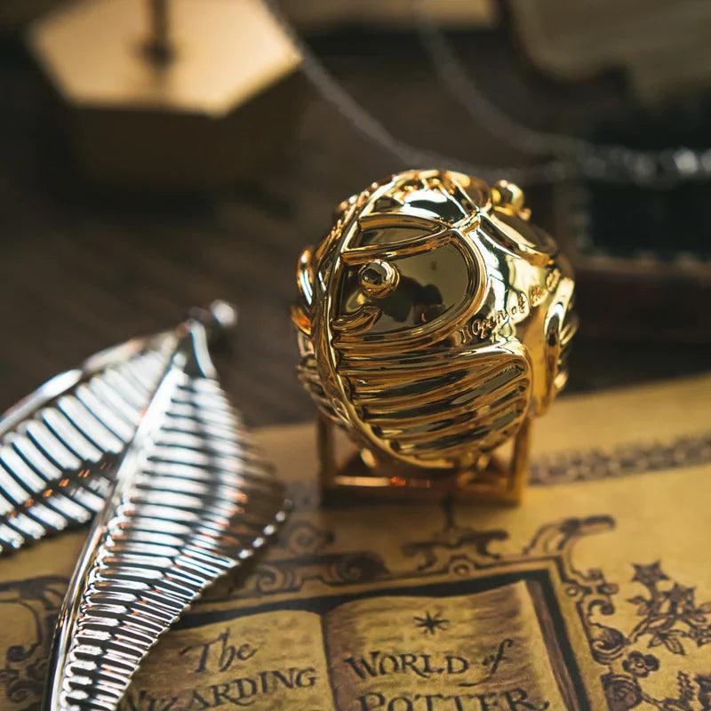 Estrelik™ | Magical Harry Potter Golden Snitch Ring Box
