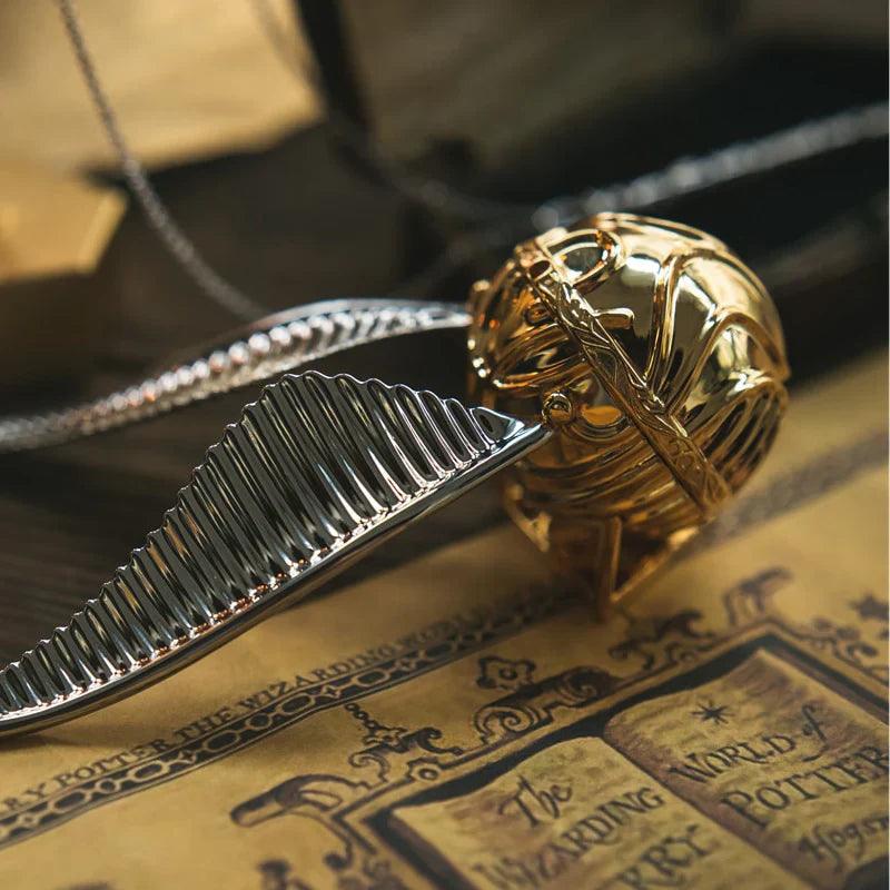 Estrelik™ | Magical Harry Potter Golden Snitch Ring Box