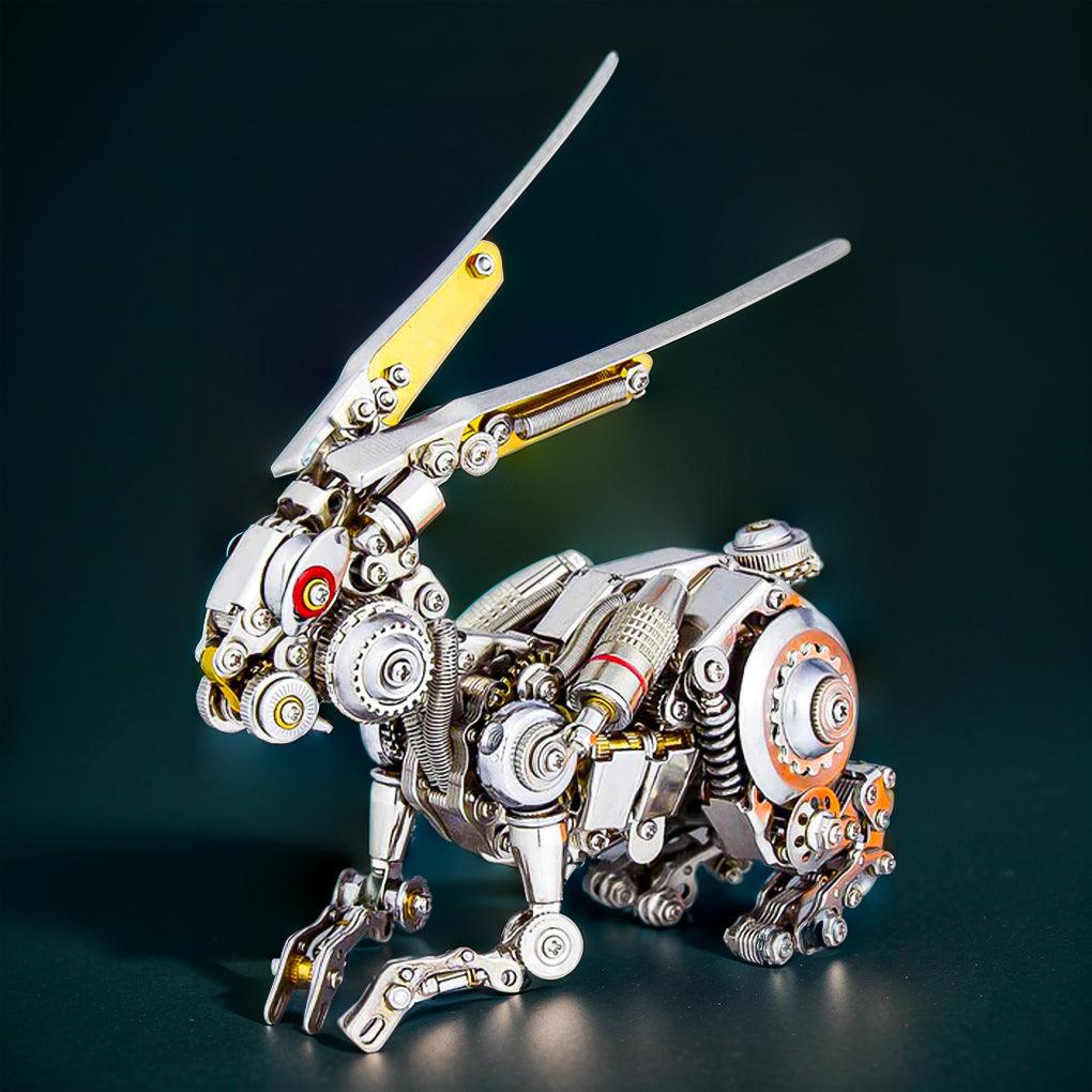 Estrelik™ | GEARSPRING REBEL 3D Metal Punk Mechanical Rabbit Model Kit