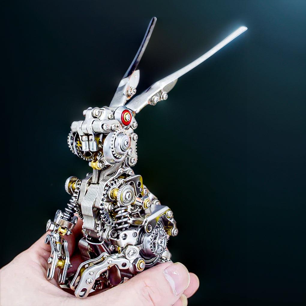 Estrelik™ | GEARSPRING REBEL 3D Metal Punk Mechanical Rabbit Model Kit
