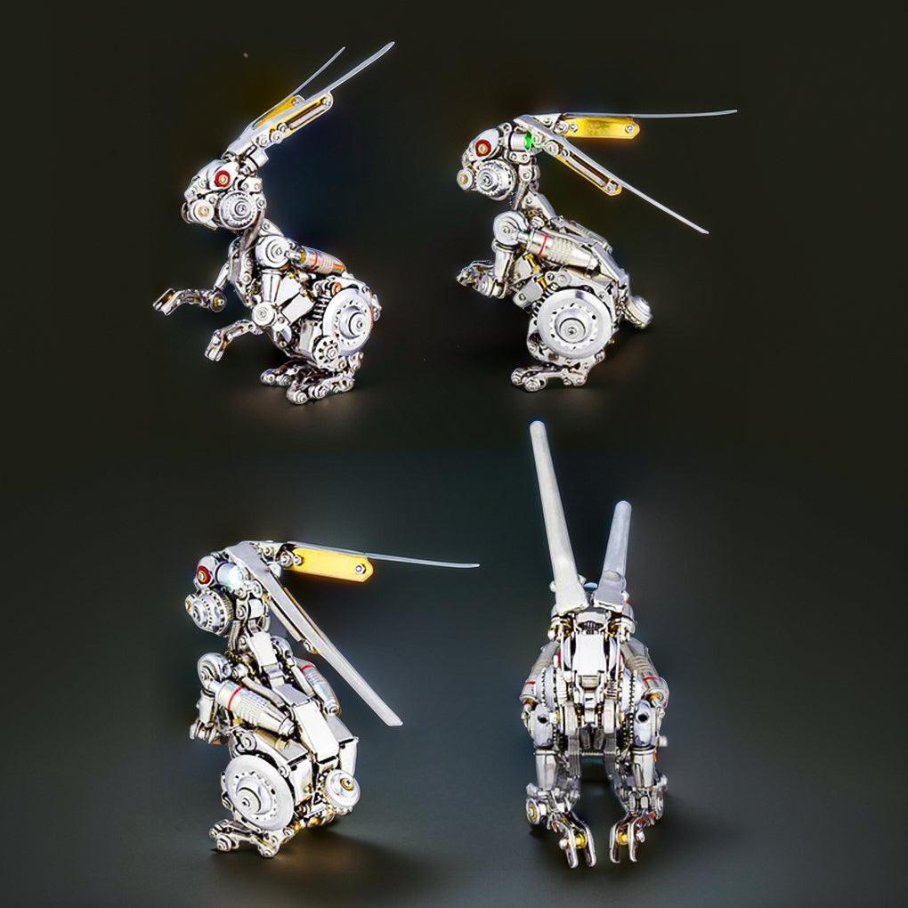 Estrelik™ | GEARSPRING REBEL 3D Metal Punk Mechanical Rabbit Model Kit