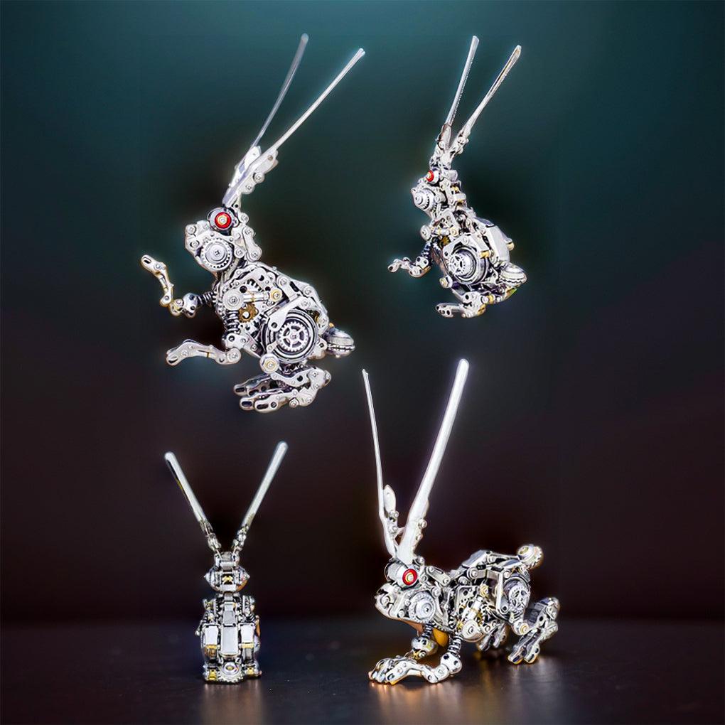 Estrelik™ | GEARSPRING REBEL 3D Metal Punk Mechanical Rabbit Model Kit