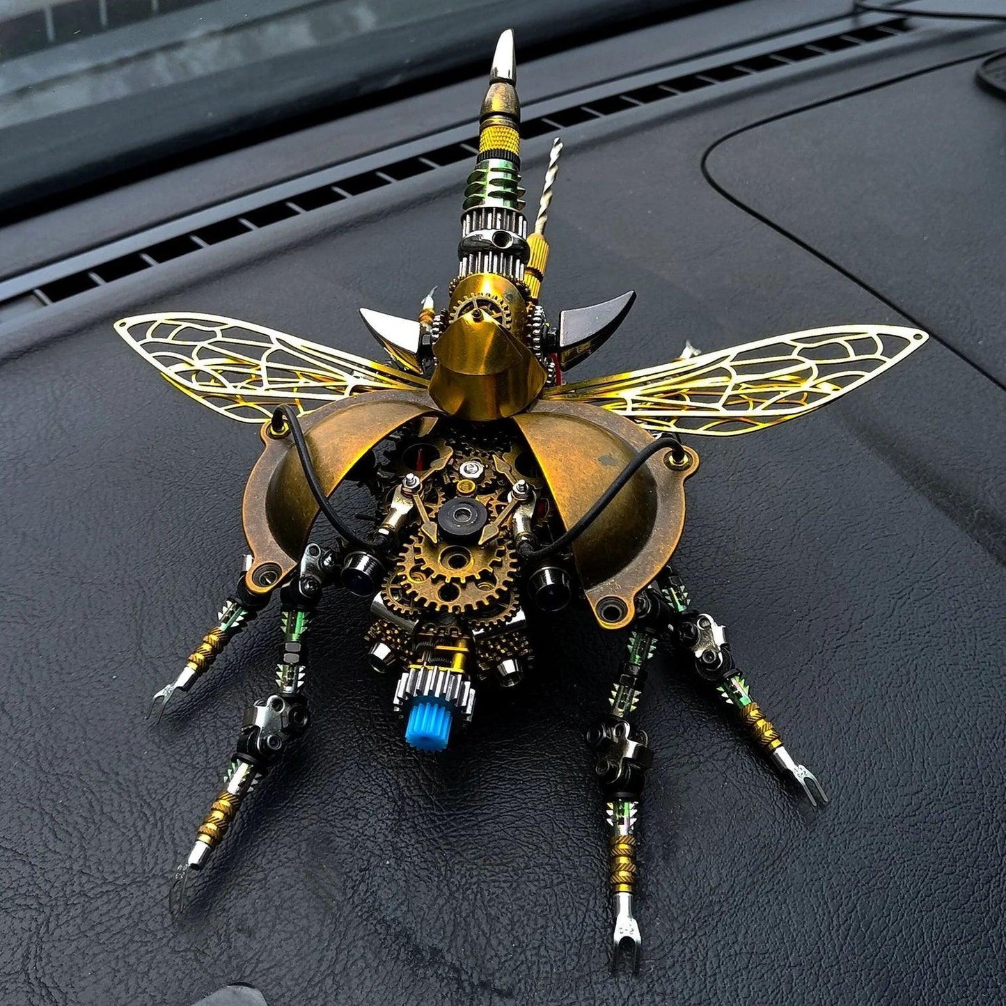 Estrelik™ | DIY 3D Metal Mechanical Rotatable Beetle Assembly Puzzle Model Kit