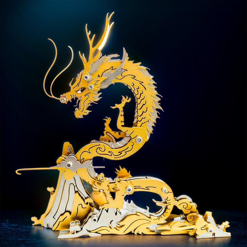 Estrelik™ | Dragon on the Mountain Mythical Creature Model Kit