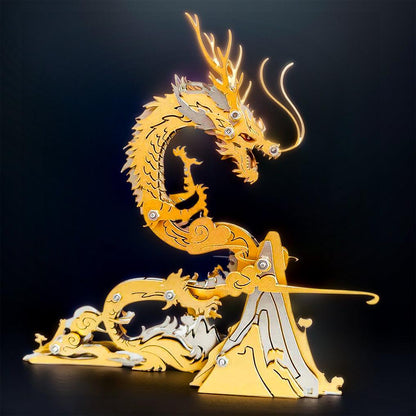 Estrelik™ | Dragon on the Mountain Mythical Creature Model Kit