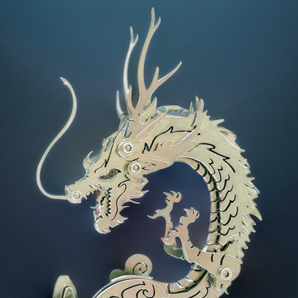Estrelik™ | Dragon on the Mountain Mythical Creature Model Kit