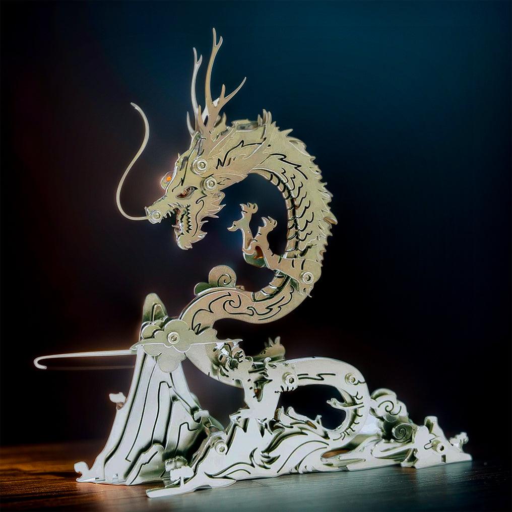 Estrelik™ | Dragon on the Mountain Mythical Creature Model Kit