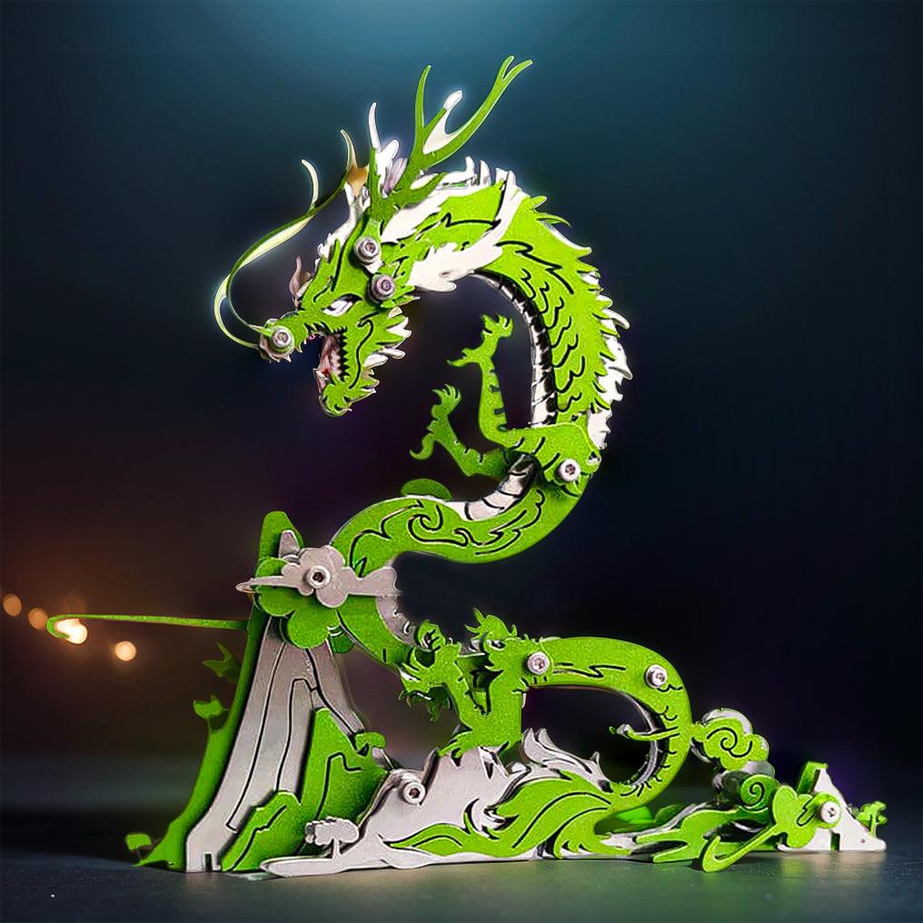 Estrelik™ | Dragon on the Mountain Mythical Creature Model Kit