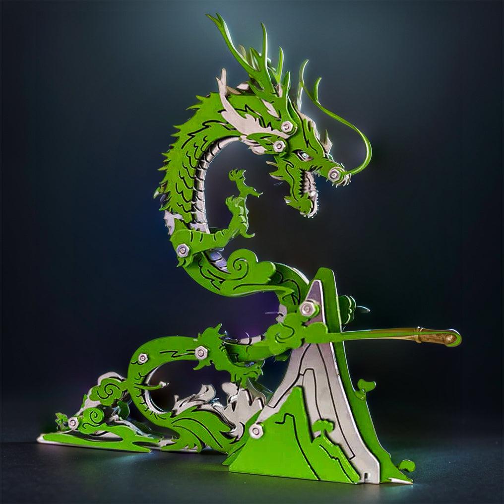 Estrelik™ | Dragon on the Mountain Mythical Creature Model Kit