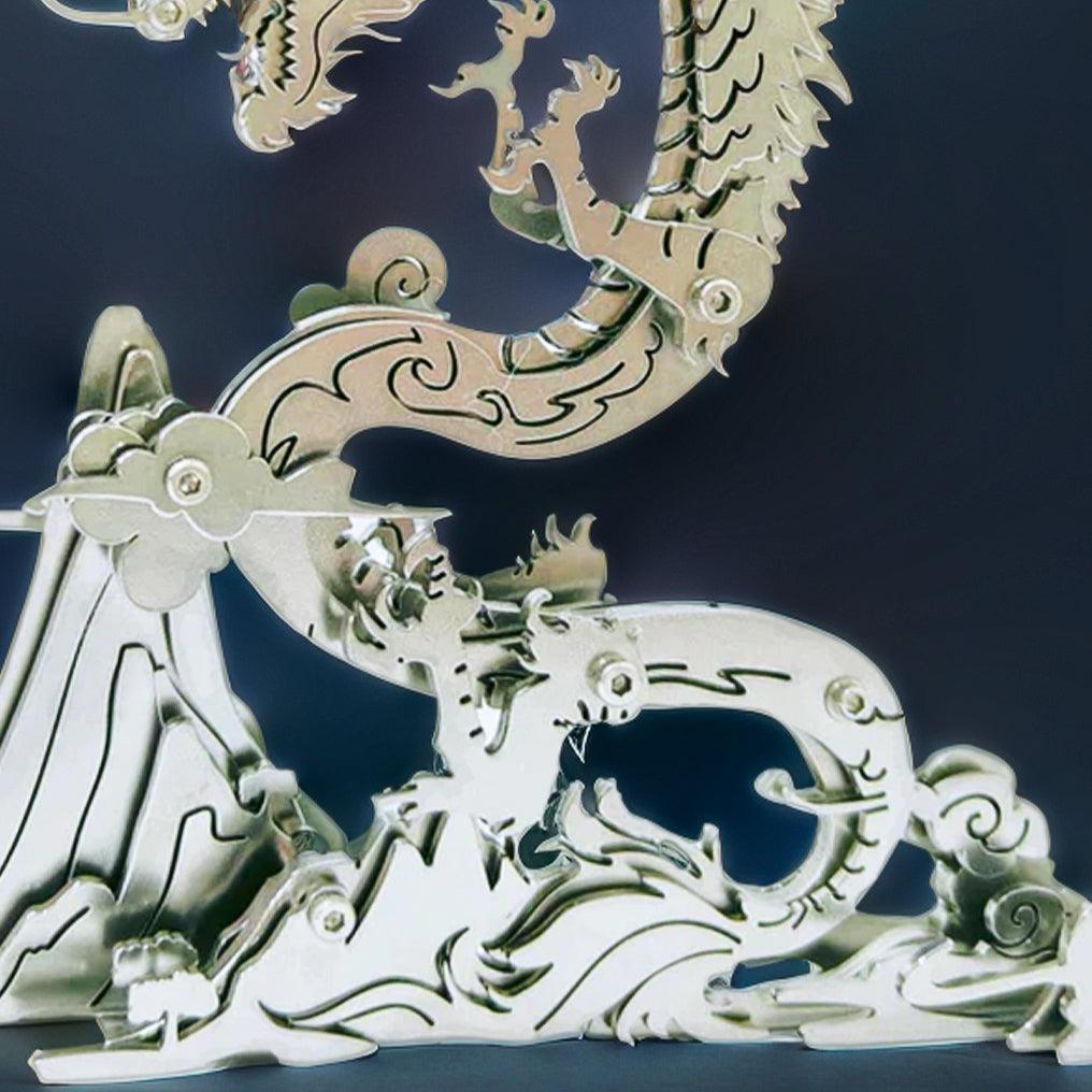 Estrelik™ | Dragon on the Mountain Mythical Creature Model Kit