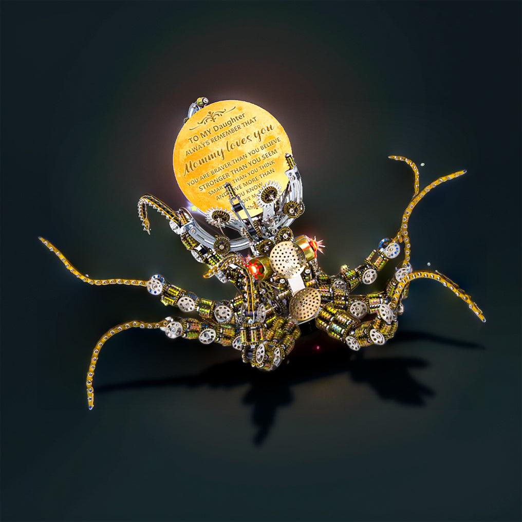 Estrelik™ | Galactic Kraken 3D Metal Steampunk Puzzle