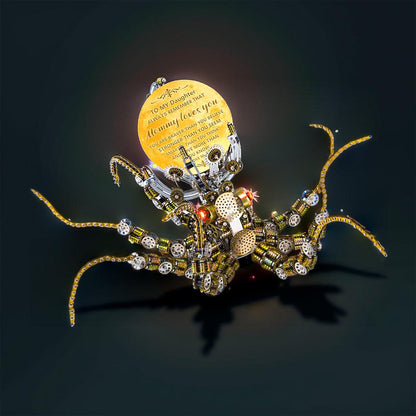 Estrelik™ | Galactic Kraken 3D Metal Steampunk Puzzle
