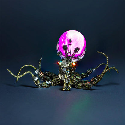 Estrelik™ | Galactic Kraken 3D Metal Steampunk Puzzle
