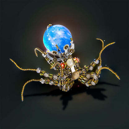 Estrelik™ | Galactic Kraken 3D Metal Steampunk Puzzle