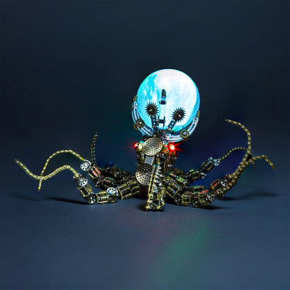 Estrelik™ | Galactic Kraken 3D Metal Steampunk Puzzle