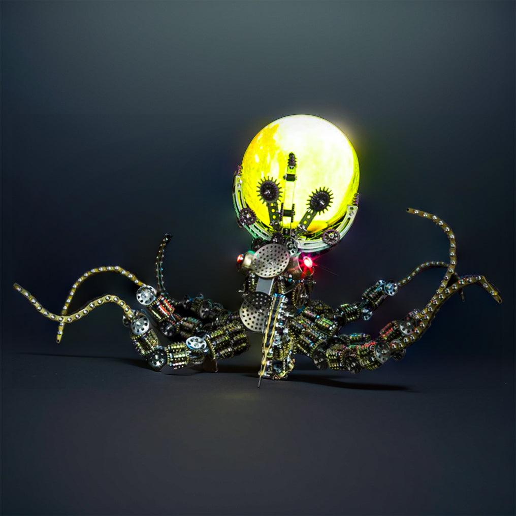 Estrelik™ | Galactic Kraken 3D Metal Steampunk Puzzle