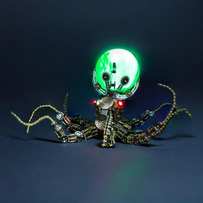 Estrelik™ | Galactic Kraken 3D Metal Steampunk Puzzle