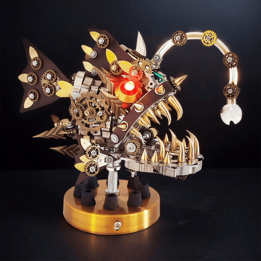 Estrelik™ | DIY 3D Mechanical Anglefish Metal Model Puzzles Building Block Set 1064PCS+