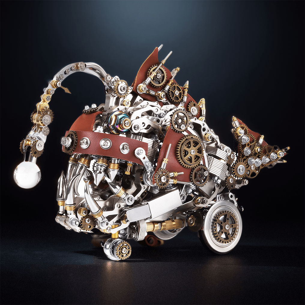 Estrelik™ | DIY 3D Mechanical Anglefish Metal Model Puzzles Building Block Set 1064PCS+