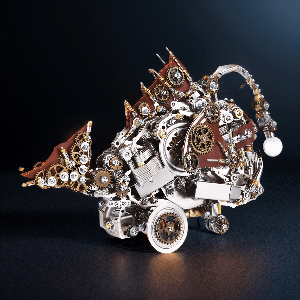 Estrelik™ | DIY 3D Mechanical Anglefish Metal Model Puzzles Building Block Set 1064PCS+