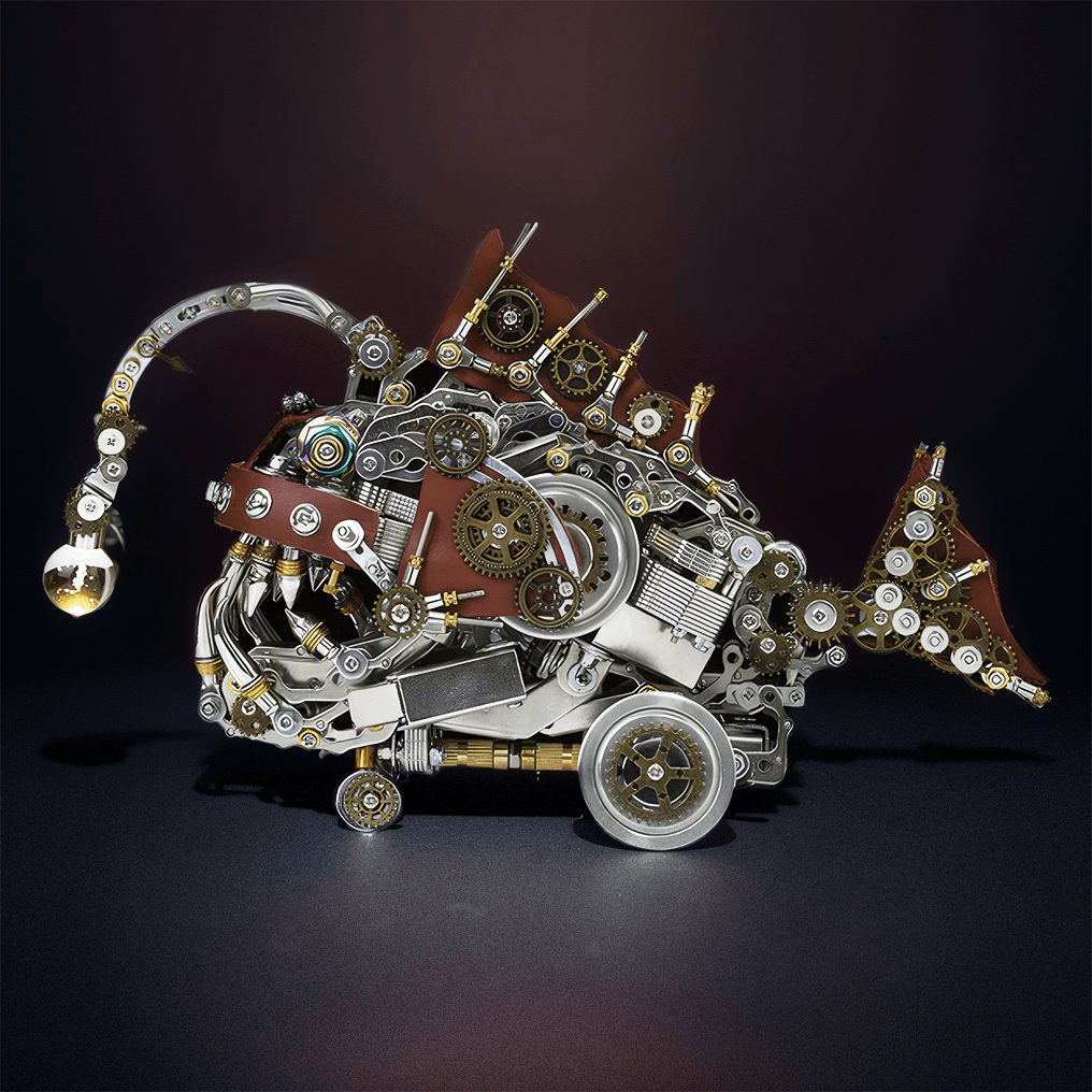 Estrelik™ | DIY 3D Mechanical Anglefish Metal Model Puzzles Building Block Set 1064PCS+