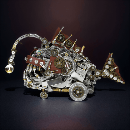 Estrelik™ | DIY 3D Mechanical Anglefish Metal Model Puzzles Building Block Set 1064PCS+