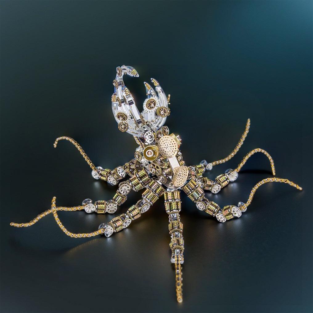 Estrelik™ | Galactic Kraken 3D Metal Steampunk Puzzle