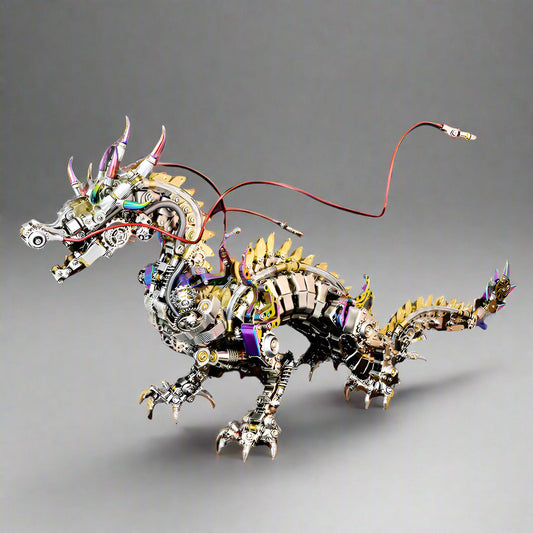 Estrelik™ | Imperial Dragon Master - 3D Metal Mechanical Dragon DIY Assembly Model Kit