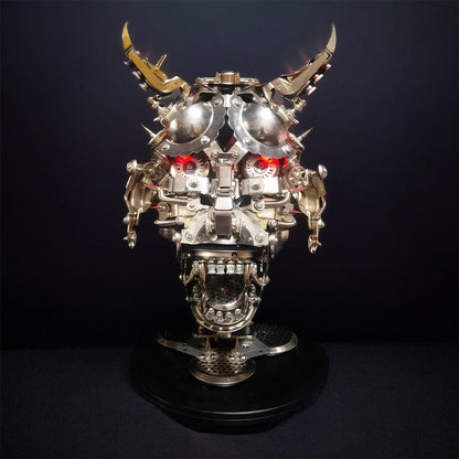 Estrelik™ | DIY 3D Mechanical Punk Hannya Japanese Ghast Mask Metal Puzzles Assembly Model